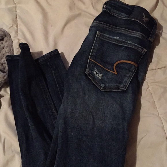 AMERICAN EAGLE DARK JEANS - Picture 2 of 4